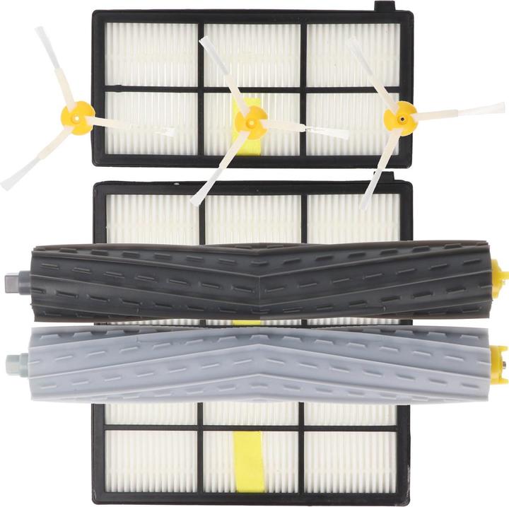 Image du produit AccuCell Kit d'accessoires Hoover iRobot Roomba 800 series, filtre, brosses d'extraction, brosses latérales