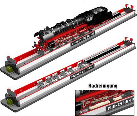 Actual product image Proses H0 roller test bench PRR-H0-01 m