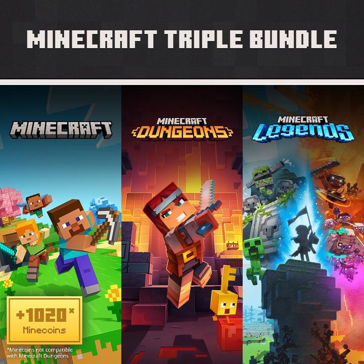 Produktbild Microsoft Xbox Minecraft Triple Bundle Windows Download Code (Windows)