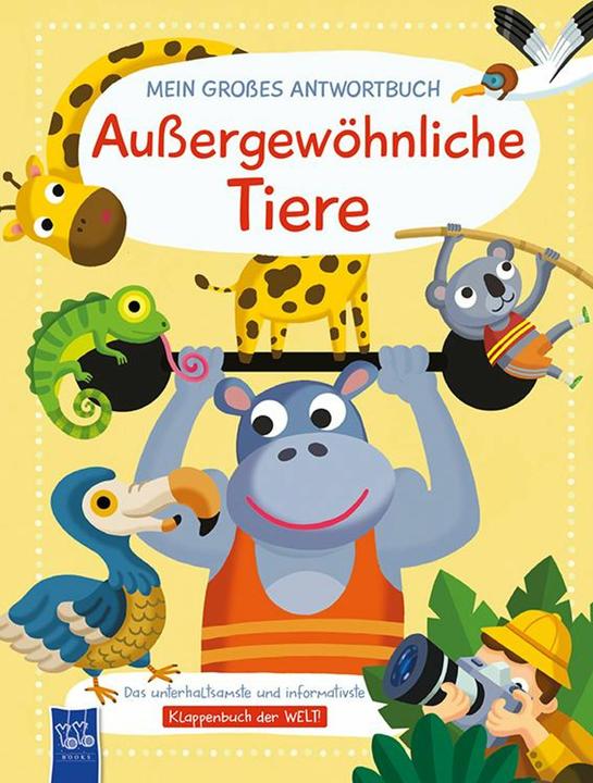 Produktbild Mein grosses Antwortbuch - Aussergewöhnliche Tiere (Deutsch, Alistar Illustration, Peter Gennet, Joanna Neville, 2023)