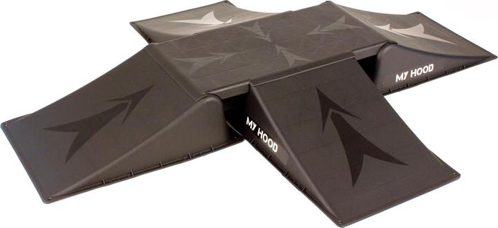 Euro Play My Hood 505187 Rampe de skate pour quatre voies