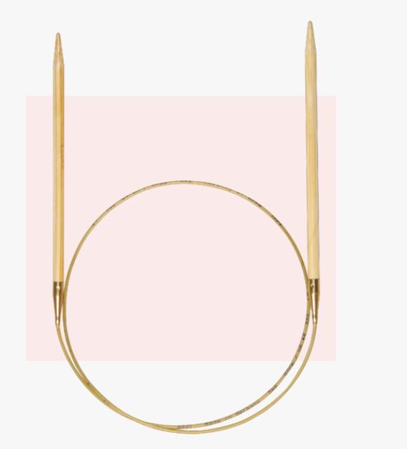 Actual product image addi Gustav Selter GmbH & Co. KG Bamboo circular knitting needle, 120cm, 4