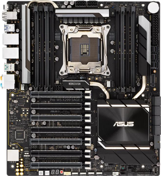 Image du produit ASUS PRO WS X299 SAGE II (LGA 2066, Intel X299, SSI CEB)