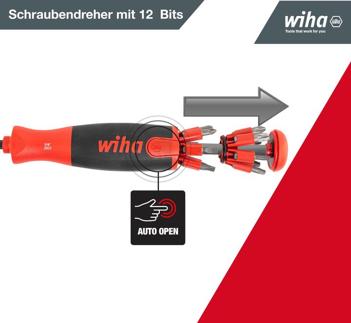 Actual product image Wiha Workshop Magazine Screwdriver (Port)