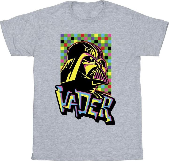 Actual product image Star Wars Mens Vader Graffiti Pop Art T-Shirt (3XL)