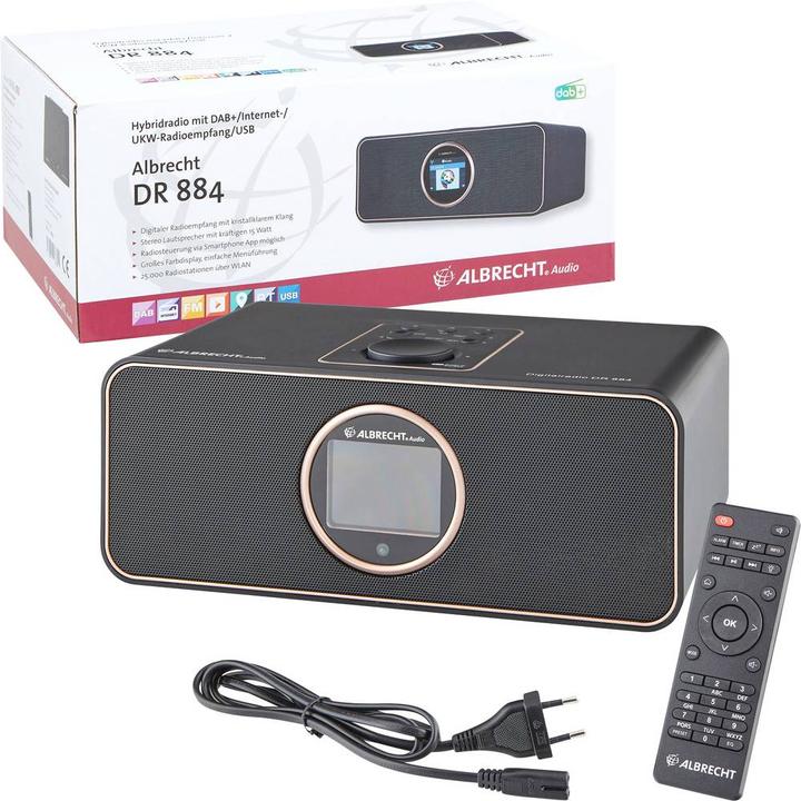 Image du produit Albrecht DR 884 (DAB+ DAB, Webradio, GPS, Bluetooth)