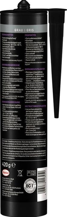 Produktbild Pattex Montagekleber Stein (420 g)