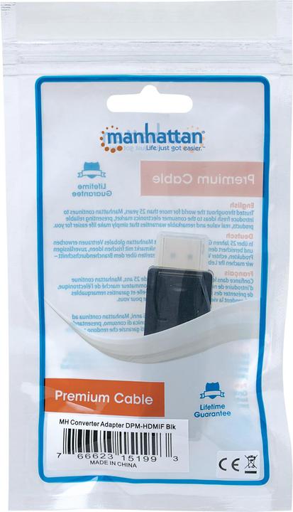 Actual product image Manhattan DisplayPort to HDMI (HDMI, 7 cm)