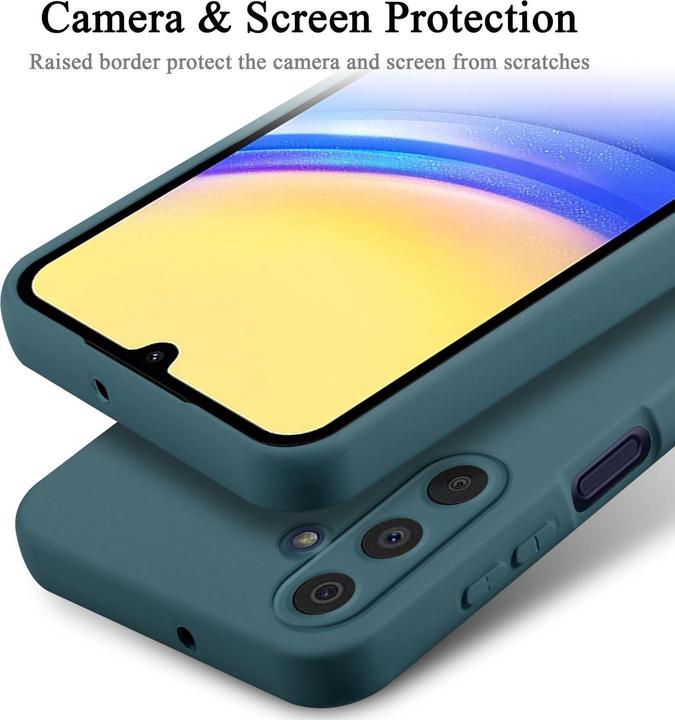 Actual product image Cadorabo Case for Samsung Galaxy A15 TPU in liquid protection silicone design (Samsung Galaxy A15)