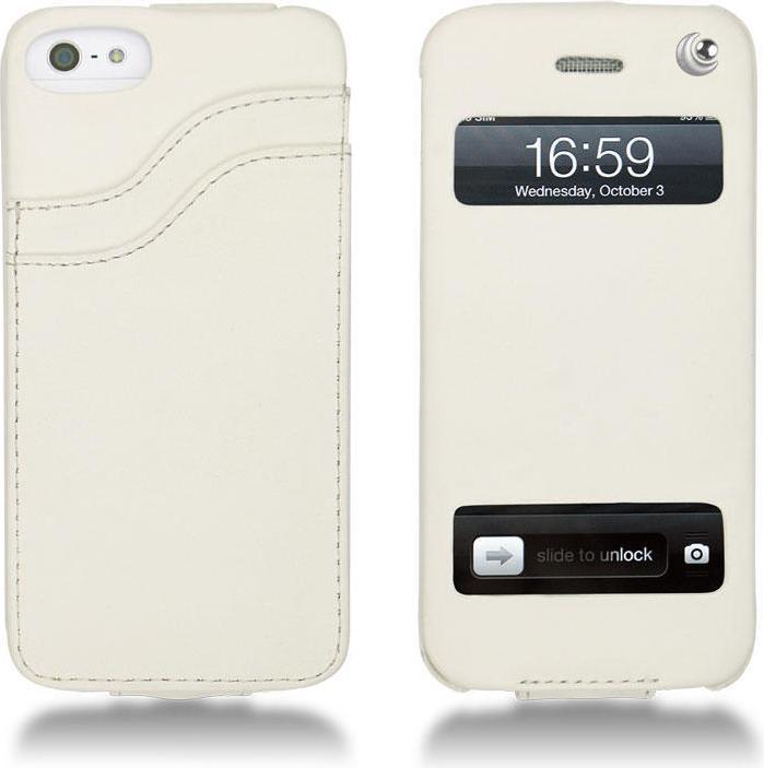 Productafbeelding Noreve Lederen omslag verticaal (Apple iPhone 5)