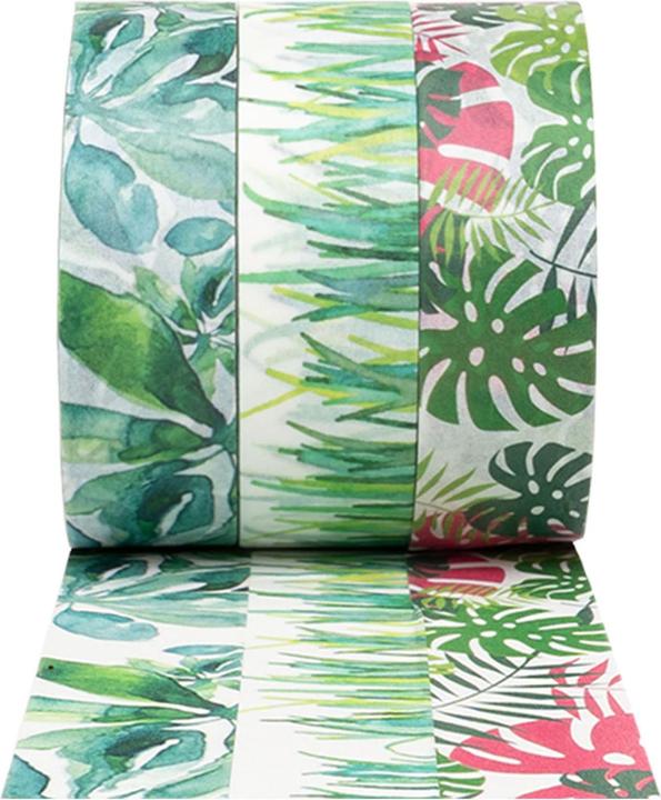 Produktbild Colorations Washi Tape Plants 3 Rollen, 5mtr.