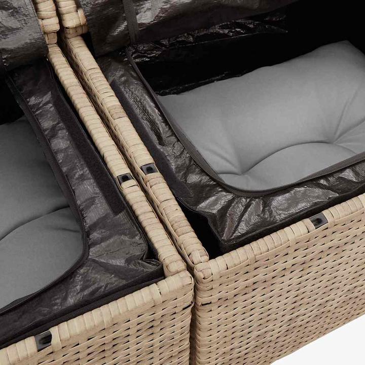 Produktbild VidaXL 10-tlg. Garten-Lounge-Set mit Kissen