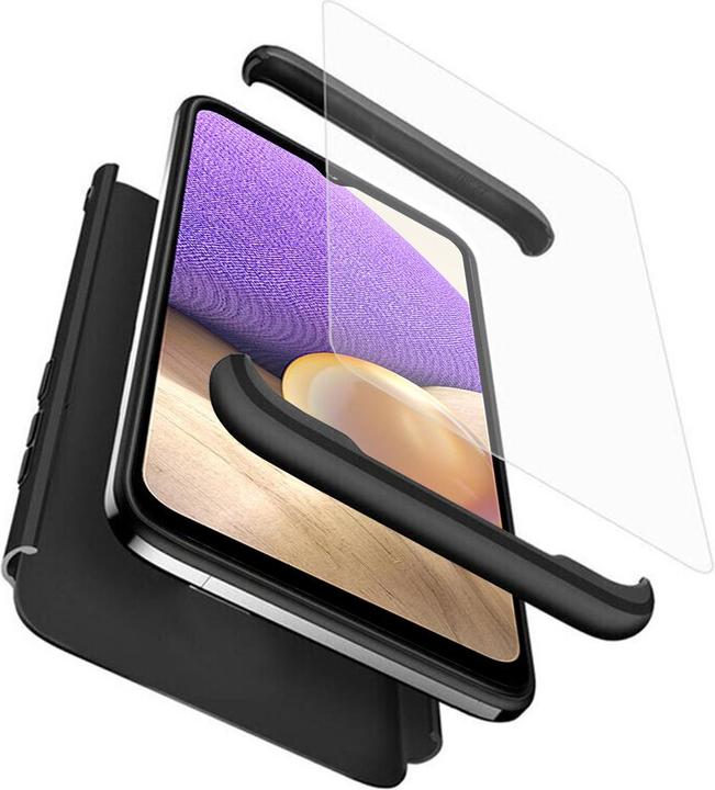 Produktbild GKK - 360 Case + Screen Protector - Samsung Galaxy A32 5G - Black (Samsung Galaxy A32 5G)