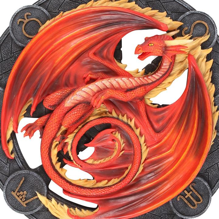 Produktbild Anne Stokes Tafel Harz Beltane Drache