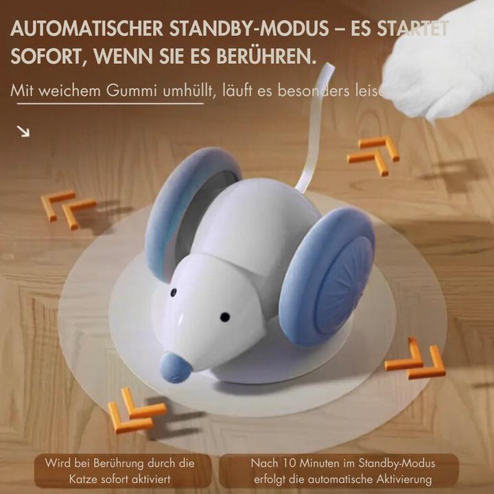 Produktbild Suba Interaktives Katzenspielzeug, LED-Leuchtmaus, Elektrische, USB Aufladbar