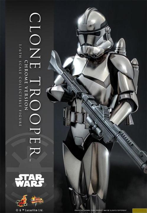 Produktbild Hot Toys Star Wars figurine 1/6 Clone Trooper (Chrome Version) 30 cm