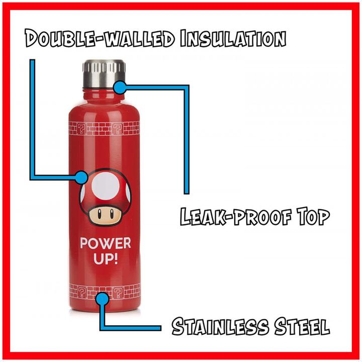 Immagine prodotto Paladone Products Super Mario Big Up Water Bottle (0.50 l)