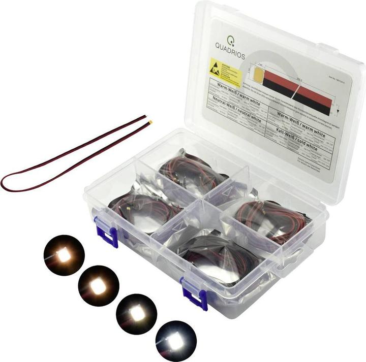 Immagine prodotto Quadrios Assortimento di LED Bianco 150 mA 3,3 V