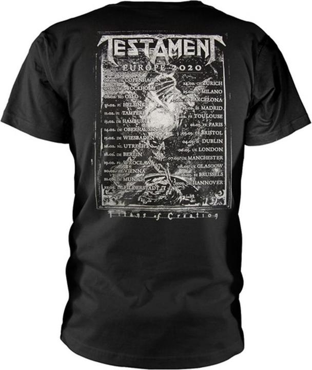 Produktbild Testament Europe 2020 Tour TShirt (S)