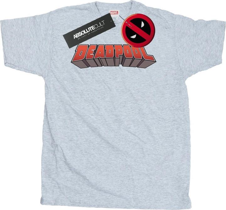 Immagine prodotto Deadpool Text Logo Maglietta Uomo (L)