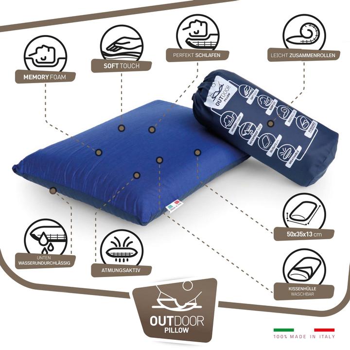 Actual product image Lotus Bettwaren Outdoor Memory Cushion (50 x 35 x 13 cm)
