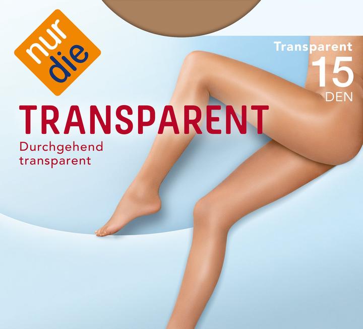 Actual product image Nur Die Transparent (15 DEN, 38 - 40)
