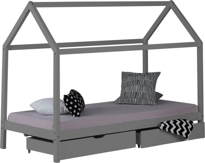 Actual product image Jamb Children's bed with drawers 90x200cm white (90 x 200 cm)