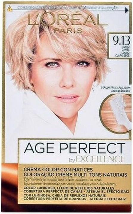 Actual product image L'Oréal Paris EXCELLENCE AGE PERFECT ink #9.13 rubio camel (#9,13 rubio camel)