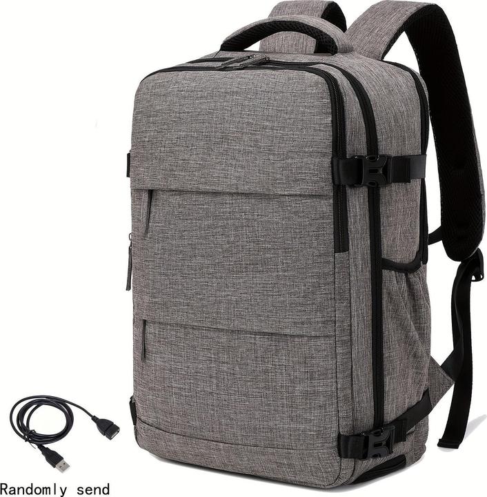 Produktbild Only-Bags.Store Reise-Rucksack mit Schuhfach, erweiterbare Gepäcktasche, Laptop-Schultasche mit grosser Kapazität