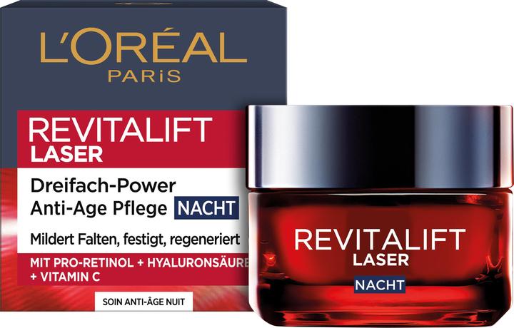Produktbild L'Oréal Paris L'Oréal, Revitift Laser x3 CIA, Nachtcreme, 50 ml (50 ml)