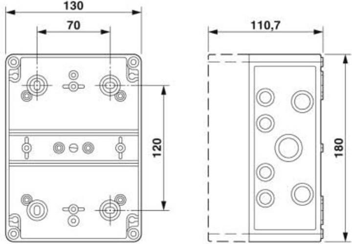 Actual product image Phoenix Contact Generator junction box 1000 V DC 1 MPPT, 1 string (Generator connection box)