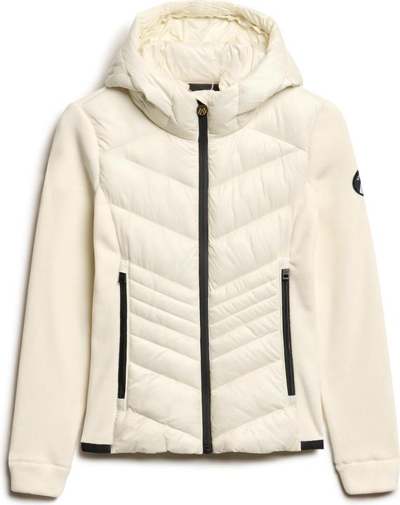 Actual product image Superdry Hooded Storm Fleece Jacket - Wit (16)