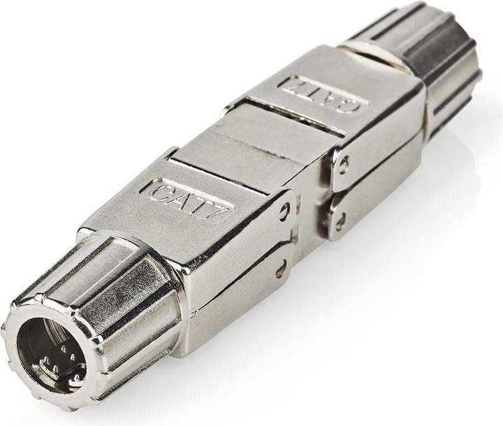 Image du produit Nedis Coupleur réseau - CAT7 - Blindé - RJ45 femelle - RJ45 femelle - Droit - Métal - Boîte