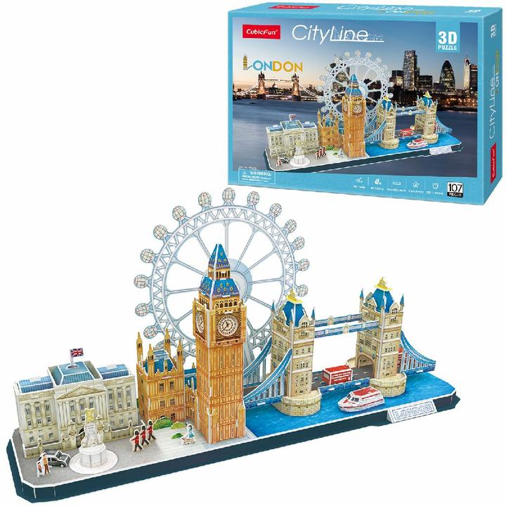 Image du produit Cubicfun CUBIC FUN CITY LINE 306-20253 PUZZLE 3D - LONDRES (107 pièces)