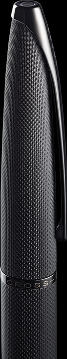 Image du produit Cross Stylo Plume ATX F Noir Brossé (Noir brossé avec motif diamant fraisé, 1 x)