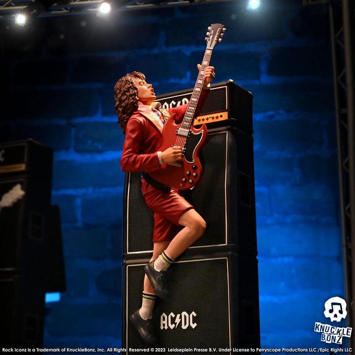 Image du produit Knucklebonz AC/DC statuette Rock Iconz Angus Young III 25 cm