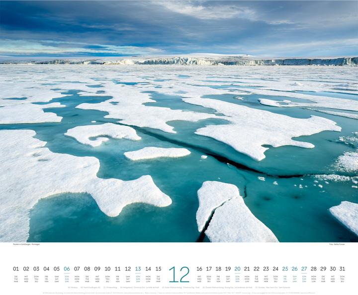 Produktbild Wasser Kalender 2026 (54 x 48 cm, Harter Einband, Deutsch, Französisch, Englisch)