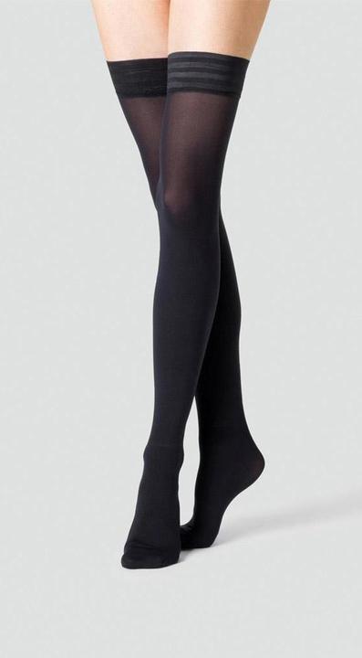 Image du produit Fogal Velour Opaque Bas jarretières, couleur 5005 noir, taille 40-42 (50 DEN, 40 - 42)