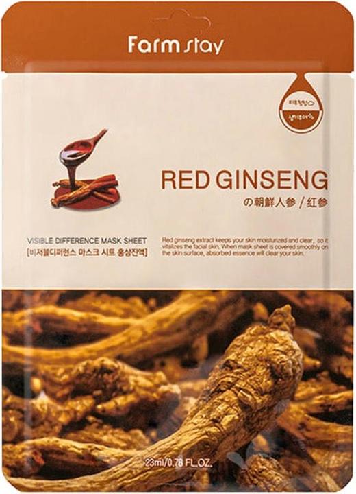 Farm Stay Visible Difference Mask Sheet Red Ginseng