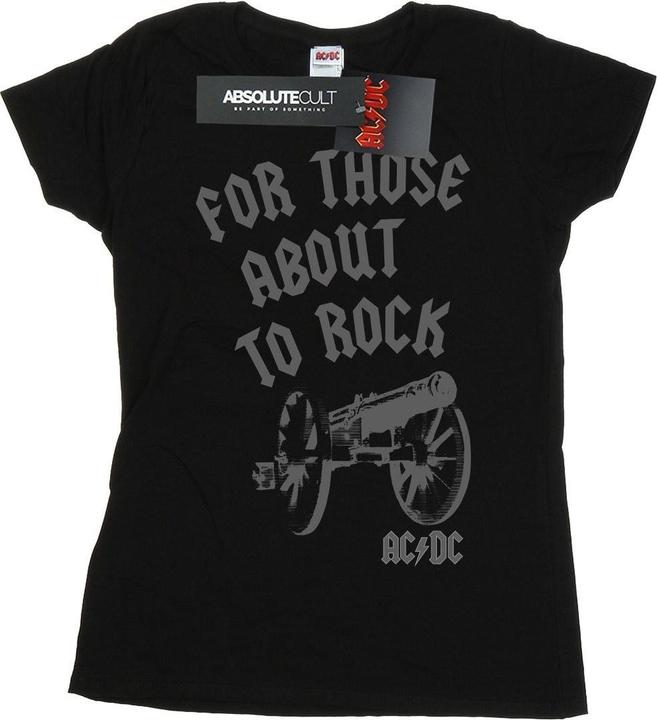 AC/DC Für die die rocken wollen Kanone BaumwollTShirt