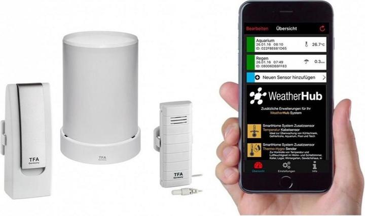 Actual product image TFA WeatherHub SmartHome System Weather Station