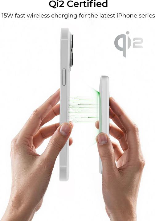 Actual product image Aukey MAG FUSION SLIM - Powerbank (10000 mAh, 10000 W, 36000 Wh)