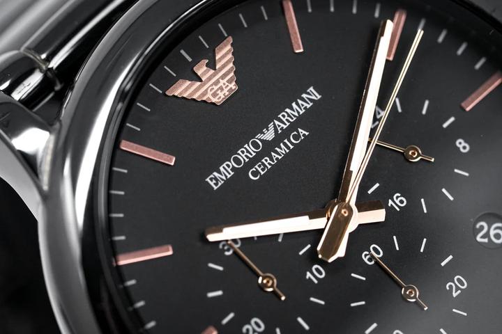 Immagine prodotto Emporio Armani Orologio da uomo Luigi Ceramica Chronograph (Orologio da polso analogico, 43 mm)