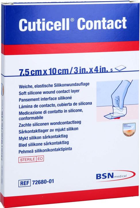 Immagine prodotto BSN Contact Silikonwundauflage 7.5x10cm (5 x)