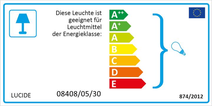 Energie-Label Lucide Fix Multiple (E27, 500 lm)