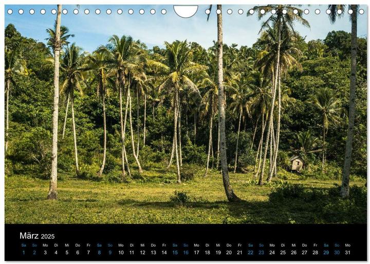 Produktbild Philippinen Foto Wandkalender 2025 (Wandkalender 2025 DIN A4 quer), Monatskalender (A4)