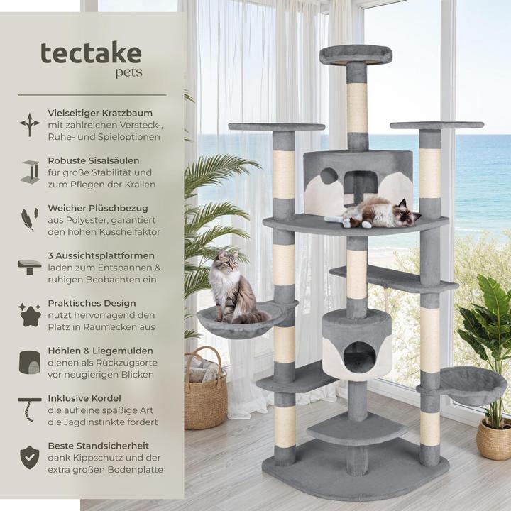 Actual product image tectake Fippi (201 cm, Grey/white)