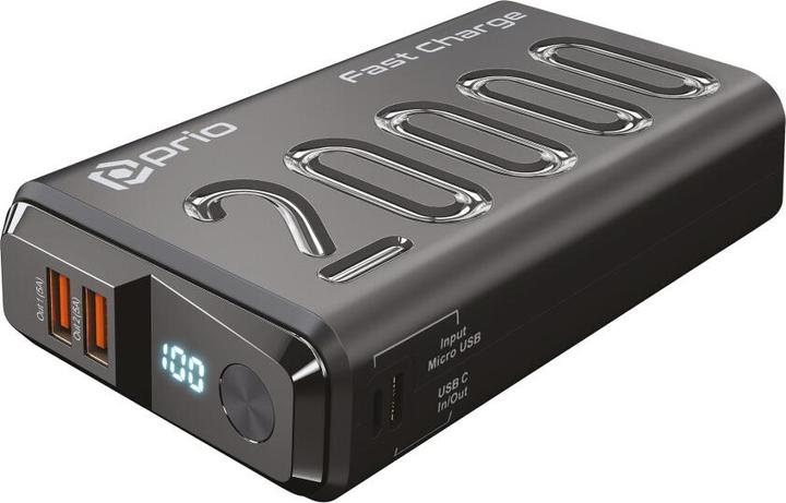 Produktbild prio Power Bank (20000 mAh, 22.50 W, 74 Wh)