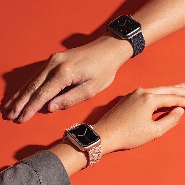 Produktbild Uniq Apple 4/5/6/7/8/SE Smartwatch-Armband, Rosa, 38/40/41 mm (41 mm, 38 mm, 40 mm, Kunststoff)
