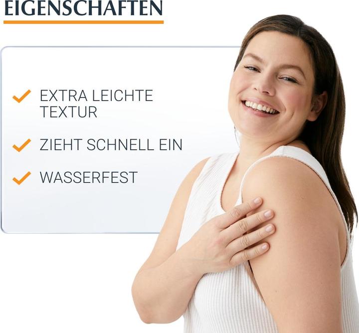 Produktbild Eucerin SUN Body Lotion extra leicht LSF 50+ (Sonnenlotion, SPF 50, 400 ml, 465 g)